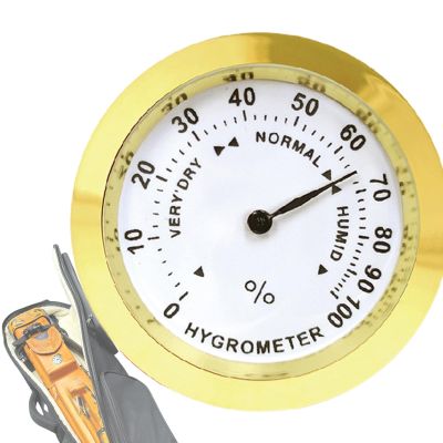 Round Humidor Hygrometer Humidity Sensor Tester with High Precision