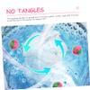 EXAOMBLE 6pcs Pet Laundry Ball Nylon Reusable Washing Machine Balls for Pet Hair Removal Cleaning Dryer view 3