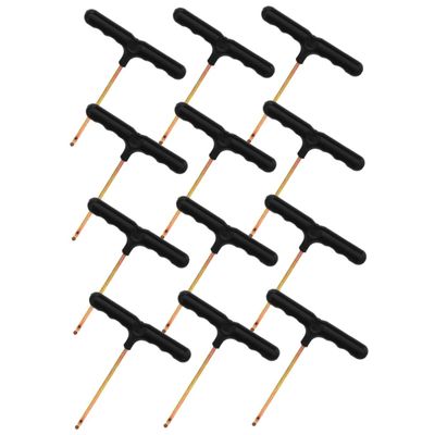 BRIGHTFUFU 12pcs Portable T-Shaped Tightening Hooks and Ergonomic Design for Easy Use for Trampoline Springs and Outdoor Activities