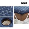 LDLCYCN Blue,180 * 60cm, Memory Foam Massage Table Topper Thicken 6Cm Non-Slip Latex Spa Bed Mattress Pad with Face Hole Massage Accessories Protective Pad for Beauty Salon Round Head view 2