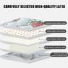 LDLCYCN Blue,180 * 60cm, Memory Foam Massage Table Topper Thicken 6Cm Non-Slip Latex Spa Bed Mattress Pad with Face Hole Massage Accessories Protective Pad for Beauty Salon Round Head view 3