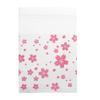 100PCS Self Adhesive Cookie Bags Resealable, Plastic Self Adhesive Wrappers Resealable Favors Candy Bag Clear Individual Treat Bags for Packaging Cookies, Candy and Products (sakura 7 * 7CM) view 1