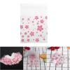 100PCS Self Adhesive Cookie Bags Resealable, Plastic Self Adhesive Wrappers Resealable Favors Candy Bag Clear Individual Treat Bags for Packaging Cookies, Candy and Products (sakura 7 * 7CM) view 3