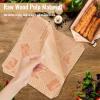 100 Sheets Deli Paper Sheets, 25 x 25 cm, Hamburger Paper, Wrapping Paper, Greaseproof, Baking Paper, Vintage, Disposable Wrap Paper for Sandwiches, Chips, Burgers, Fried Chicken and Pizza view 3