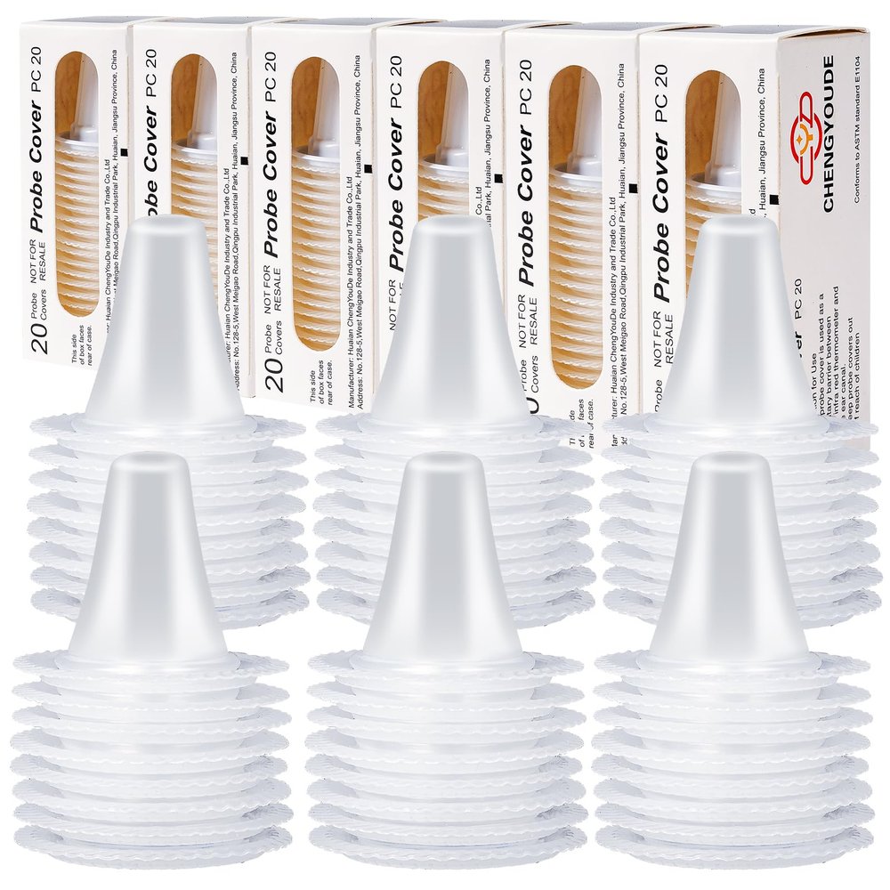 300 Pcs Ear Thermometer Probe Covers,Refill Caps Thermometer Covers for All Braun Thermometer Models and Various Types of Digital Thermometers