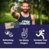 Chia Charge High Energy Chews for Running, Cycling, Hiking, Fitness, and Sports, Gel and Drink Alternative with Pink Himalayan Salt and Milled Chia Seeds, 30g Carbs, Cola Flavor, 4 Pack view 2
