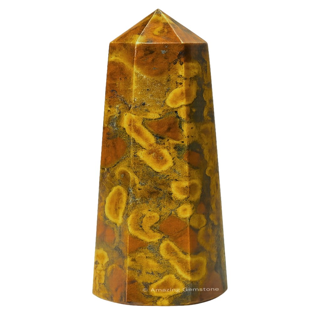Amazing Gemstone Fruit Jasper Crystal Towers ~ Natural Healing Point Obelisk for Reiki and Grid (2 to 3 INCH)