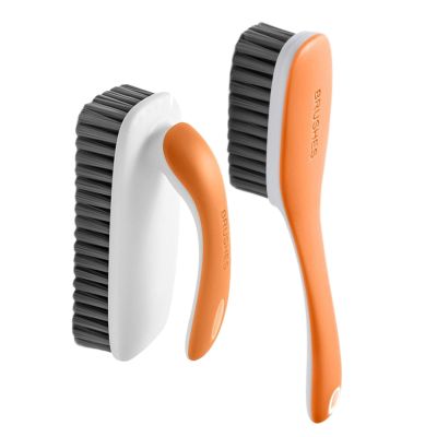 Laundry Brush to Remove Stains, Double Clothes Cleaning Brush - Portable Bathroom Cleaning Tool with Ergonomic Grip, Multipurpose Household for Fabric Shoe Brush