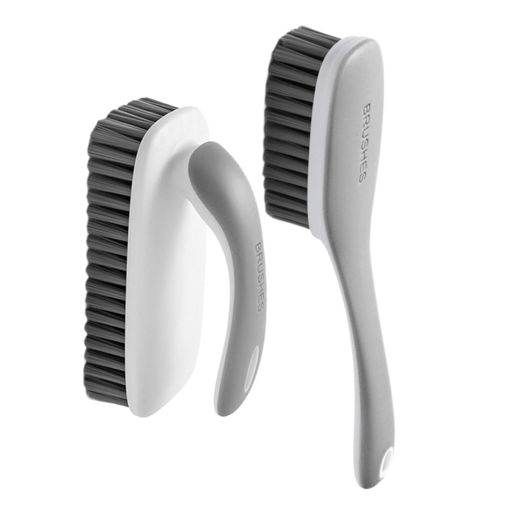 Laundry Brush to Remove Stains, Double Clothes Cleaning Brush - Portable Bathroom Cleaning Tool with Ergonomic Grip, Multipurpose Household for Fabric Shoe Brush