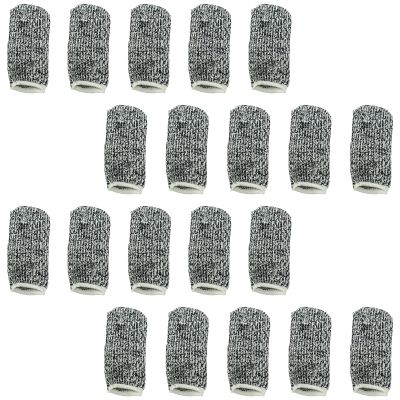 20pcs Reusable Finger Protectors Finger Guards Against Cutting Cots for Work & Sculpture Offering Shear & Cut Resistance