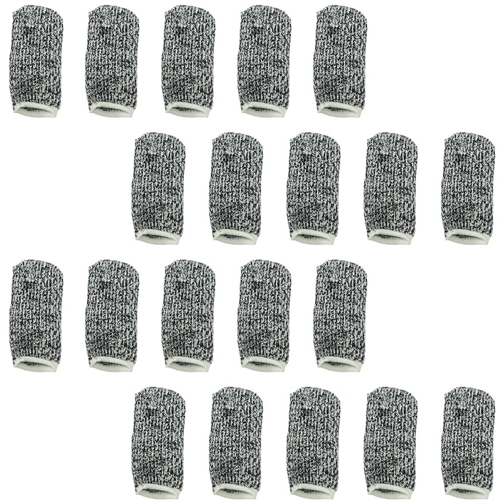 20pcs Reusable Finger Protectors Finger Guards Against Cutting Cots for Work & Sculpture Offering Shear & Cut Resistance