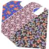 COLLBATH 3pcs Washable Adult Bibs for Elderly Men Women Eating Household Use Reusable Elderly Bibs Design view 2