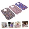 COLLBATH 3pcs Washable Adult Bibs for Elderly Men Women Eating Household Use Reusable Elderly Bibs Design view 4