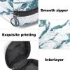 Marble Texture First Period Kit for Girls, Tampon Pantyliners Menstrual Purse, Nursing Pad Holder with Zipper, Sanitary Collect Napkin Bag Organizer view 3