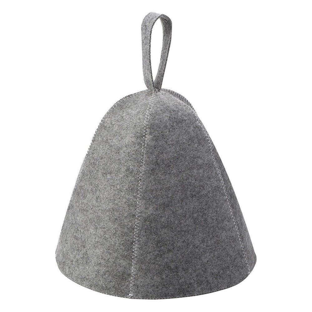 AHIOJEGX Sauna Hat Anti Heat Sauna Hat Thicken Wool Felt Shower Cap Hair Turban Quickly Towel Drying Towel Hats Sauna Bathroom Accessories(Grey)