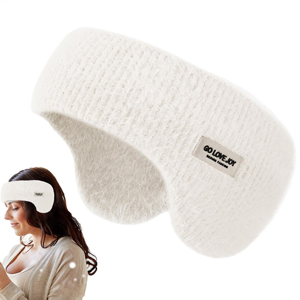 Soundproof Earmuffs Sleep, Noise Cancelling Ear Muffs, Sleeping Eye Soft, Noise Reduction Ear Muffs for Sleeping, Lightweight Ear Warmers Headband, Portable Ear Muffs Winter for Working, Napping