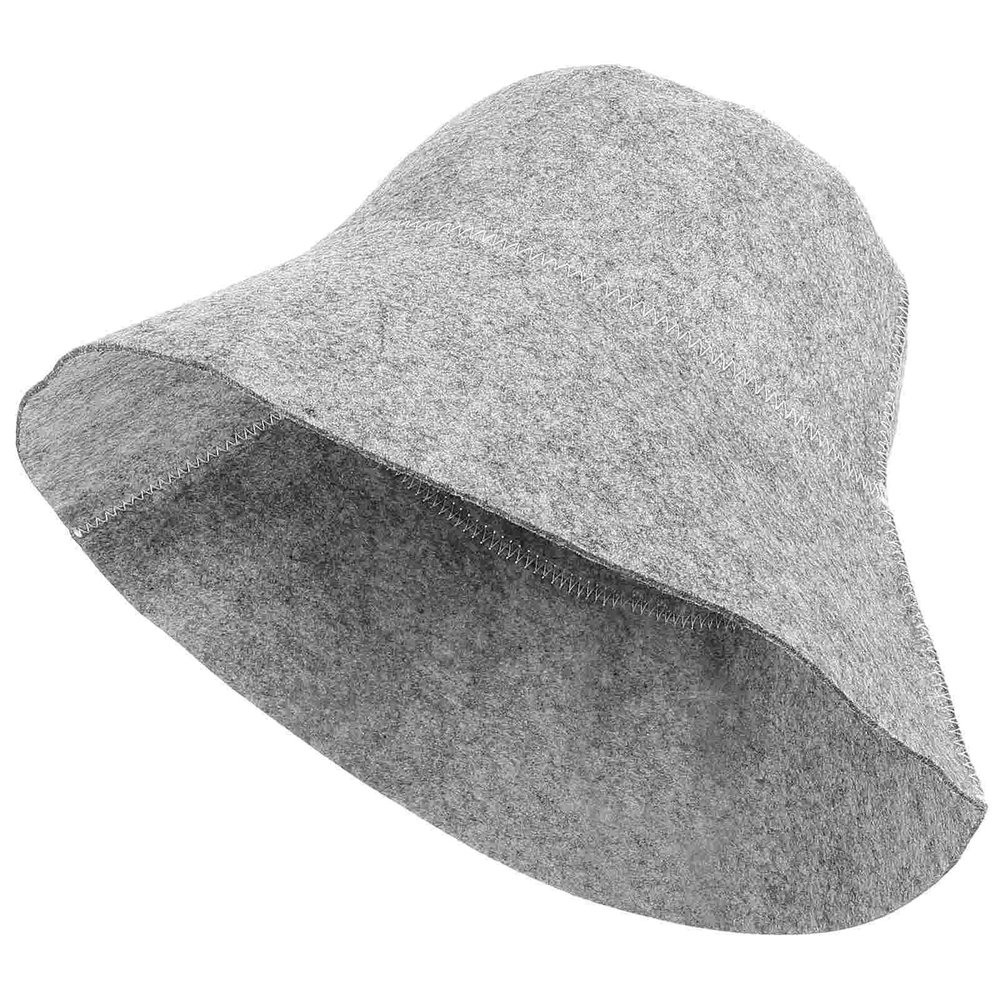 AHIOJEGX Sauna Hat Felt Shower Cap Sauna Supply Hat Men Bathing Supplies Women Accessories Portable