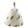 AHIOJEGX Sauna Hat Felt Head Protection Bath Anti Heat Free Size Shower Cap Sauna Hat(Leaf) view 4