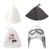 AHIOJEGX Sauna Hat Felt Sauna Hat Anti Heat Cap For Bath House Head Protection(84) view 2