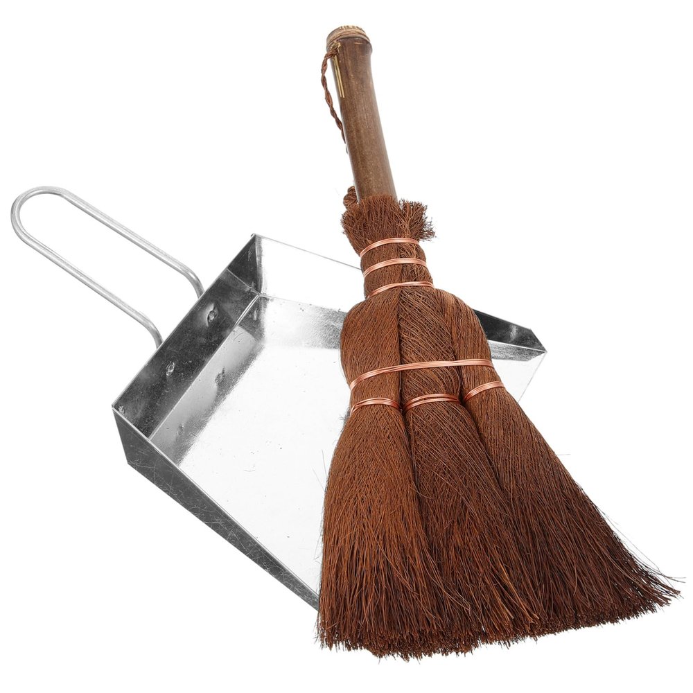 COLLBATH Pet Waste Cleaning Tools Brush Dustpan for Pet Hair Cleaning Supplies for Desktop