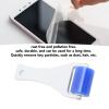 Aramox Reusable Silicone Dust Roller Silicone Manual Roller, Silicone Dust Roller with Aluminum Handle Static Electric Function, Compact, Dust Removal Tools for Clothes, Car (3CM) view 3