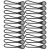 20Pcs Luminous Zipper Pull Zipper Pull, Zip Puller Plastic Backpack Puller Head Zip Cord Fastener for Outdoor Mountaineering Camping view 2