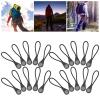 20Pcs Luminous Zipper Pull Zipper Pull, Zip Puller Plastic Backpack Puller Head Zip Cord Fastener for Outdoor Mountaineering Camping view 3