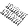 20Pcs Luminous Zipper Pull Zipper Pull, Zip Puller Plastic Backpack Puller Head Zip Cord Fastener for Outdoor Mountaineering Camping view 4
