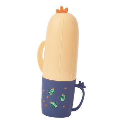 Baluue Toothbrush Storage Box Plastic Toothbrush Holder Case Portable Holder for Traveling Toothpaste