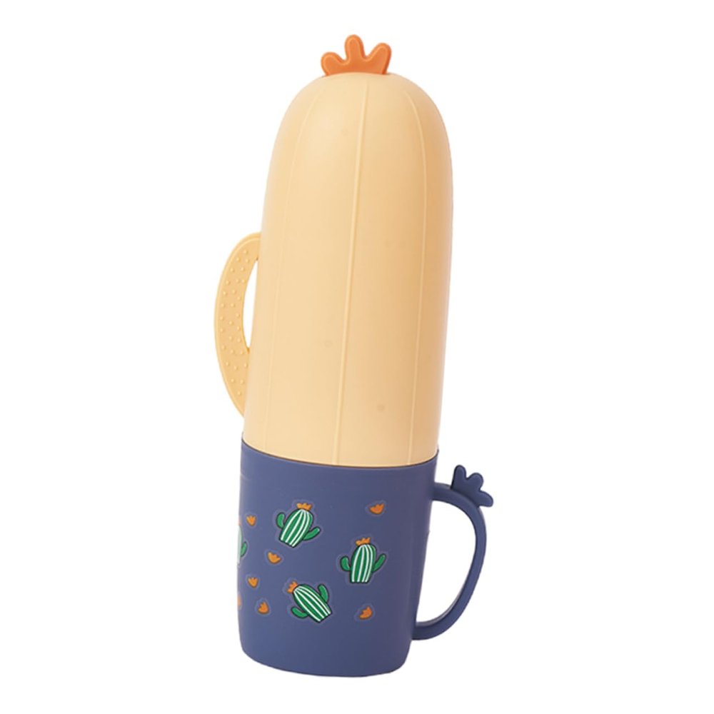 Baluue Toothbrush Storage Box Plastic Toothbrush Holder Case Portable Holder for Traveling Toothpaste