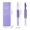 Eyebrow Eyebrows, Face Razor for Women, Stainless Steel Razor Eyebrow Razor, Double Head Facial Dermaplano Tool Trimmers for Smooth Skin view 4