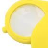 10X Small Pocket Magnifier Glass, Mini Folding Magnifying Lenses, Magnifier Keychain 10X Magnification Foldable Portable Mini Magnifying Glass with Key Ring for Outdoor Reading (Yellow) view 3