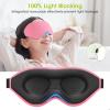 100% Blackout Sleep Mask for Women Men- Laitver Perfect Eye Sleeping Mask for Side Sleeper, Zero Eye Pressure, 3D Cutout Ultra Soft & Comfortable Blindfold for Travel Essentials/Nap- Pink view 2