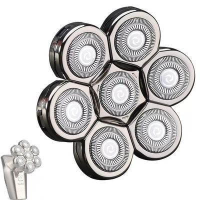 BAAQII 7D Electric Shaver Heads Replacement for 7 Heads Rotary Electric Shaver Razors Universal Blades Head Replacement Head Razors for Bald Men