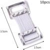 10 pcs Bandage Clips Replacement Elastic Bandage Wrap Stretch Metal Clips Fixation Clamps First Aid Kit Sportswear Hooks Fashion design view 3