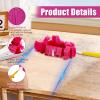 10 Pcs Duster Refill, 360 Reusable Fleece Duster Refills for Swiffer with 1 Handle for Cleaning Ceiling Fan Window Hardwoods Kitchen Floor, Wet and Dry Dual Use (Mixture Colors) view 4