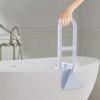 PLOTSAGE Bathtub Support Grab Bar, Height Adjustable, Non-Slip, Heavy Duty Construction, Tool-Free Assembly, Ideal for Seniors and People with Limited Mobility,White view 3