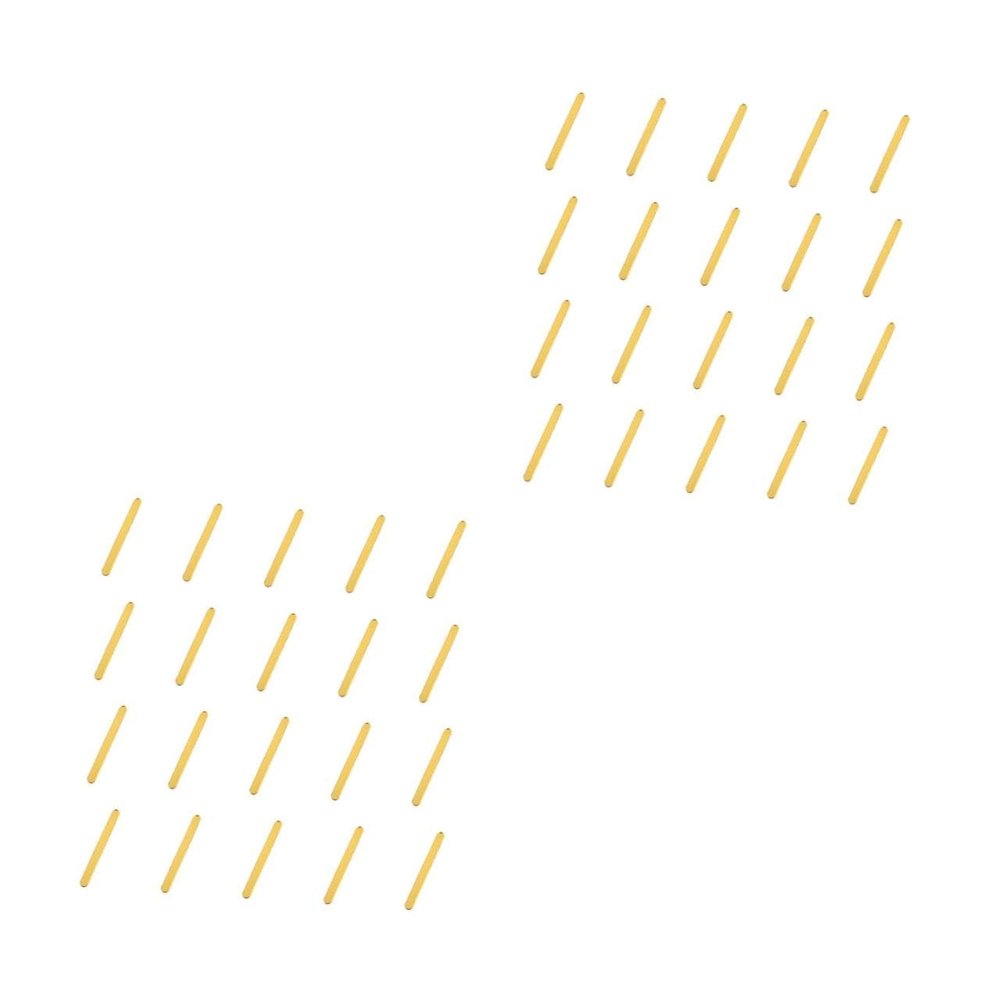 Operitacx 40pcs DIY Ice Sticks Reusable Acrylic Craft Sticks for Baking Boys and Girls Party Accessories for Boys and Girls Baking Activity
