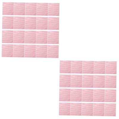 Cabilock 100 Sheets Baking Food Papers Pink Cake Wrapping Non-Stick Cheese Paper for Home