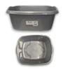2 x Silver Wham Washing Up Bowl Basin,39cm, 12 Litre Capacity view 1