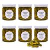 6 x French Cornichons, Fine French Gherkins In Tarragon, Mustard Seed Vinegar, Gourmet Pickles Ideal For Charcuterie, Cheeseboards, Sauces And More, Bulk Buy Of 6 x 210g Jars