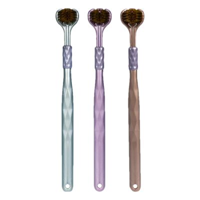 3 Page Toothbrush - with Toothbrush Head, Soft Hair Toothbrush for Sensitive Gums | Brushless Sensory Toothbrush with a Triple Pair Effect