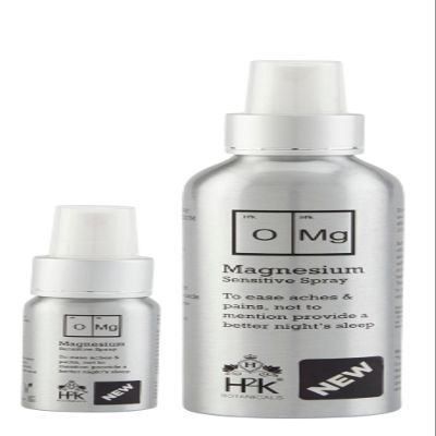 H2K Botanicals Magnesium Spray for Sensitive Skin. Magnesium for Sleep, Sore Muscle Repair and Restless Legs Menopause Relief OMG (175ml & 30ml)