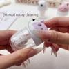 Agmoctz 4Pcs Contact Lens Clean Case Portable Manual Rotation Cleaner Beauty Pupil Storage Cleaning Container view 4