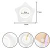 DVOFU 20Pcs Castor Oil Pack Wrap Star Shape Self-Adhesive Patches Highly Absorbent Compress Patches Belly Button Wrap Pads for Adult (Oil Not Included) view 2