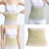 Self-Heating Wormwoods Back Waist Back Warmer Belt Elastic Heat Belt Warming Back Belt for Office Workers view 2