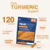 Zipvit Turmeric Curcumin 1440mg with Black Pepper and Ginger Root, 120 Vegan Capsules, 2-Month Supply Turmeric Supplement view 3