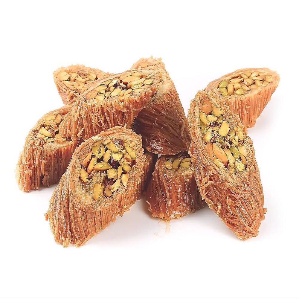 Indulge in the Premium Baklava Box - A Luxurious Selection of Authentic Baklava Flavors Including Borma Pistachio, Boukaj, and More- Available in 250g