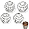 4 Pcs 2.1-Inch Large Size Shaker Balls for Protein Shakes,Milkshake and Salad Dressing,304 Stainless Steel Shaker Ball view 1