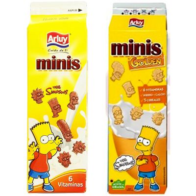 Biscuits Mini Golden & Cocoa SPANISH Cookies Orginal mins Pack - 2x 275g